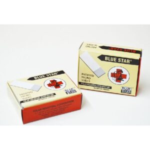 Blue Star Frosted Micro Slides